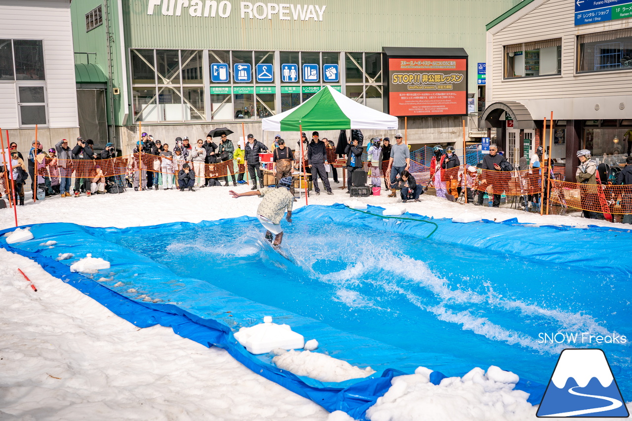 富良野スキー場｜いよいよインターナショナルなイベントに？！春シーズン恒例『第13回 Pond Skimming 池渡り』開催～♪